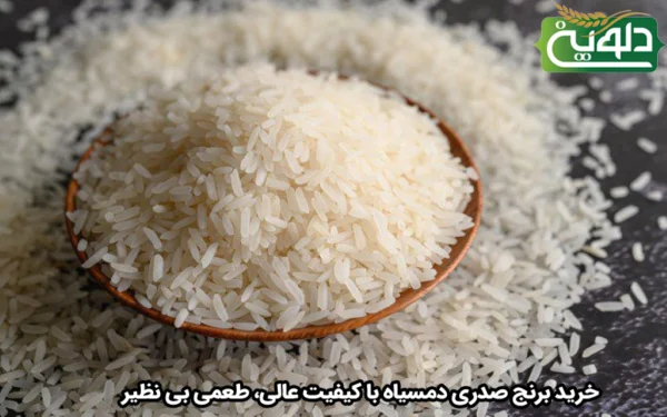 خرید برنج صدری دمسیاه با کیفیت عالی، طعمی بی‌ نظیر