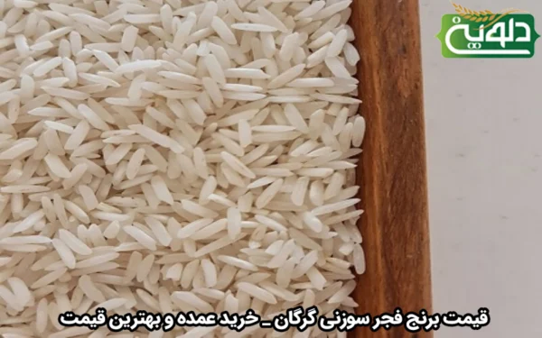 قیمت برنج فجر سوزنی گرگان _ خرید عمده و بهترین قیمت